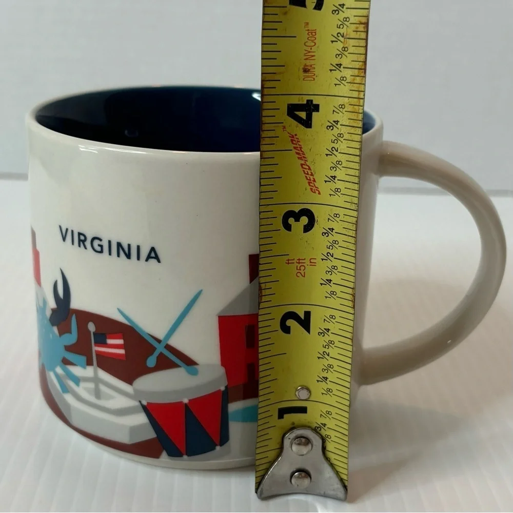 Starbucks Virginia 14 oz Mug You Are Here 2014 Collector Series Coffee Cup
